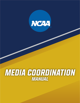 Media Coordination MANUAL