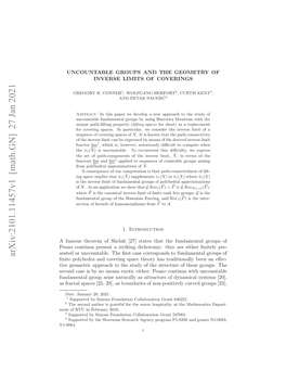 Uncountable Groups and the Geometry of Inverse Limits of Coverings