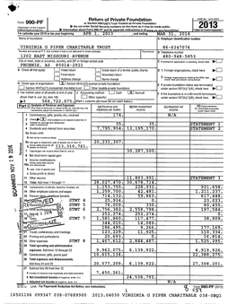 990-PF Return of Private Foundation May,=A