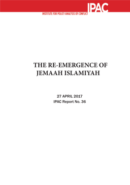 The Re-Emergence of Jemaah Islamiyah