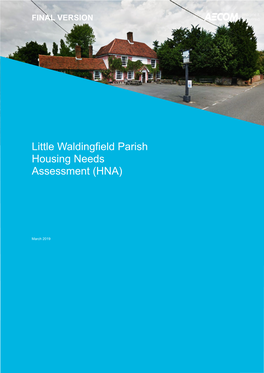 Little Waldingfield Parish Housing Needs Assessment (HNA)