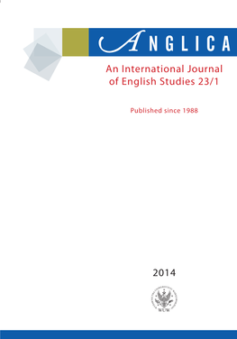 Anglica. an International Journal of English Studies 2014 23/1