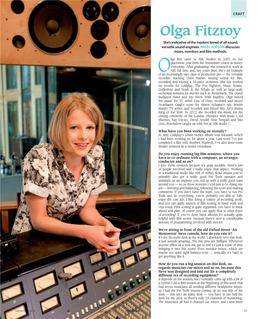 Olga Fitzroy She’S Indicative of the Modern Breed of All-Round, Versatile Sound Engineer
