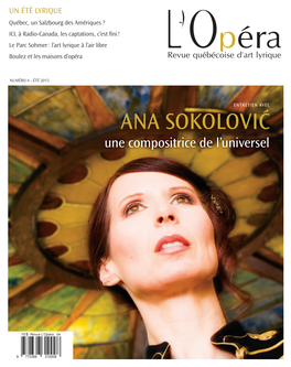 Revue L'opéra #4