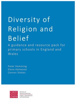 Diversity of Religion and Belief a Guidance and Resource Pack for Primary Schools in England and Wales