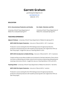 Download My Curriculum Vitae