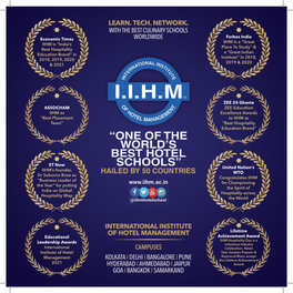 INSIDES-IIHM Global Campus Brochure 8 X 8 In.Indd