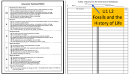 U1 L2 Fossils and the History of Life