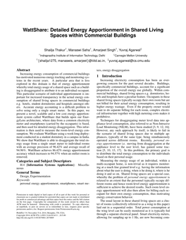 Wattshare: Detailed Energy Apportionment in Shared Living Spaces Within Commercial Buildings