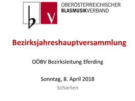 Bezirksjahreshauptversammlung