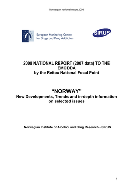 “NORWAY” New Developments, Trends and In-Depth Information on Selected Issues