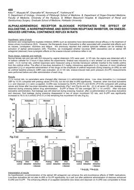 488 Alpha2-Adrenergic Receptor Blockade