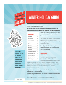 Winter Holiday Guide