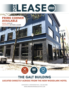 The Galt Building Located Directly Across from the New Woodlark Hotel