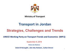 Transport in Jordan