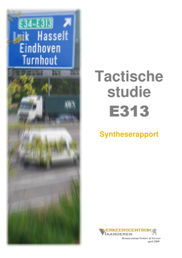 Tactische Studie E313