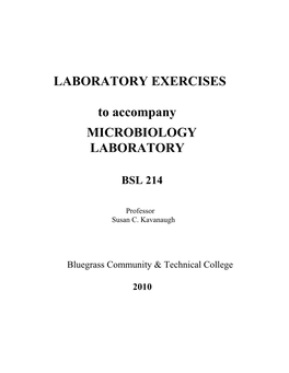 Medical Microbiology Manual