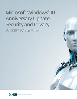 Microsoft Windows 10 Anniversary Update Security and Privacy