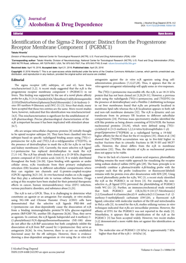 Distinct from the Progesterone Receptor