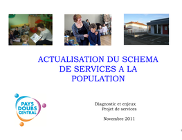 Actualisation Du Schema De Services a La Population