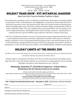 Holiday Train Show - NYC Botanical Gardens New York City’S Favorite Holiday Tradition Is Back!