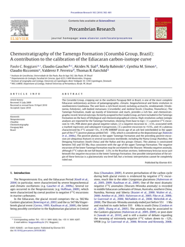 A Contribution to the Calibration of the Ediacaran Carbon-Isotope Curve