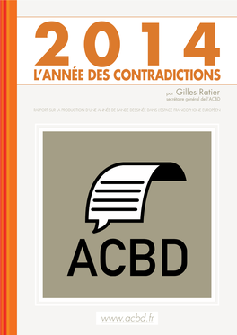 L'année Des Contradictions