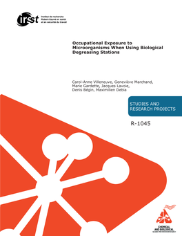 Occupational Exposure to Microorganisms When Using Biological Degreasing Stations