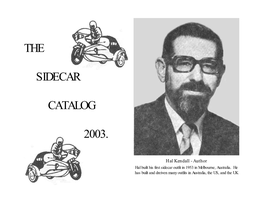 The Sidecar Catalog 2003