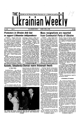 The Ukrainian Weekly 1990, No.14