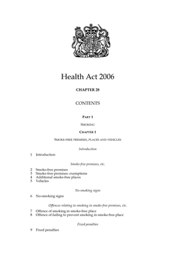 Health Act 2006