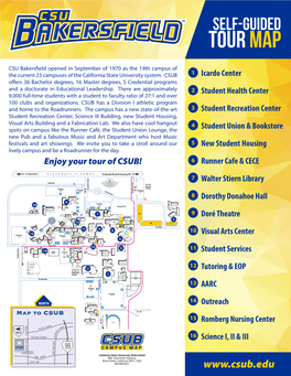 SELF-GUIDED TOUR Map