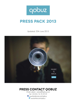 Press Pack 2013