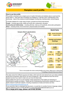 Hampton Ward Profile