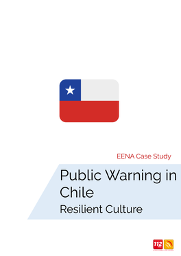 Public Warning in Chile: Resilient Culture