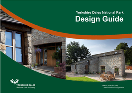 Design Guide 1.2 Area Covered by the Design Guide 1.3 the National Park 1.4 Planning Policy