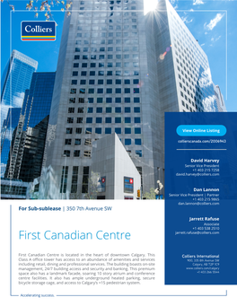 First Canadian Centre Jarrett.Rafuse@Colliers.Com