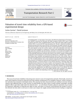 Transportation Research Part C 35 (2013) 305–323