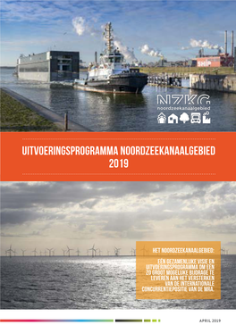 Uitvoeringsprogramma Noordzeekanaalgebied 2019