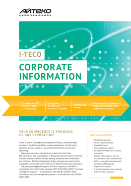 Corporate Information