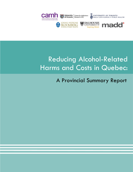 Reducing Alcohol-Related Harms and Costs in Quebec