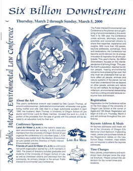 Six Billion Downstream Thursday, March 2 Through Sunday, March 5, 2000