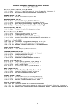 Standortplan Des Umweltmobils 2. Hj. 2021