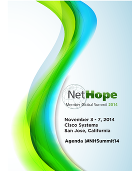 Agenda |#Nhsummit14 November 3