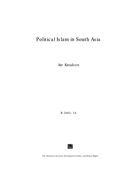 Political Islam in South Asia