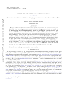 Arxiv:2003.13891V1