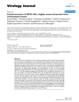 Virology Journal Biomed Central