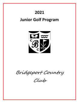 2021 Junior Golf Program