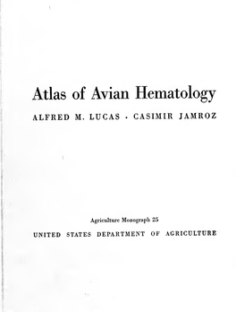 Atlas of Avian Hematology