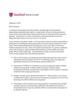 As Infectious Diseases Physicians and Researchers, Microbiologist and Immunologists, Epidemiologists and Health Policy Leaders